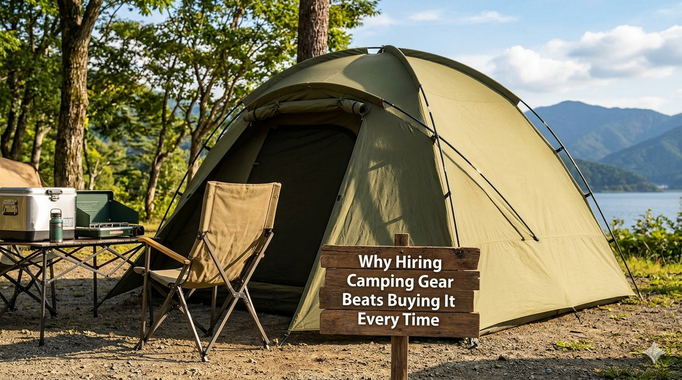 Why hiring camping gear beats buying